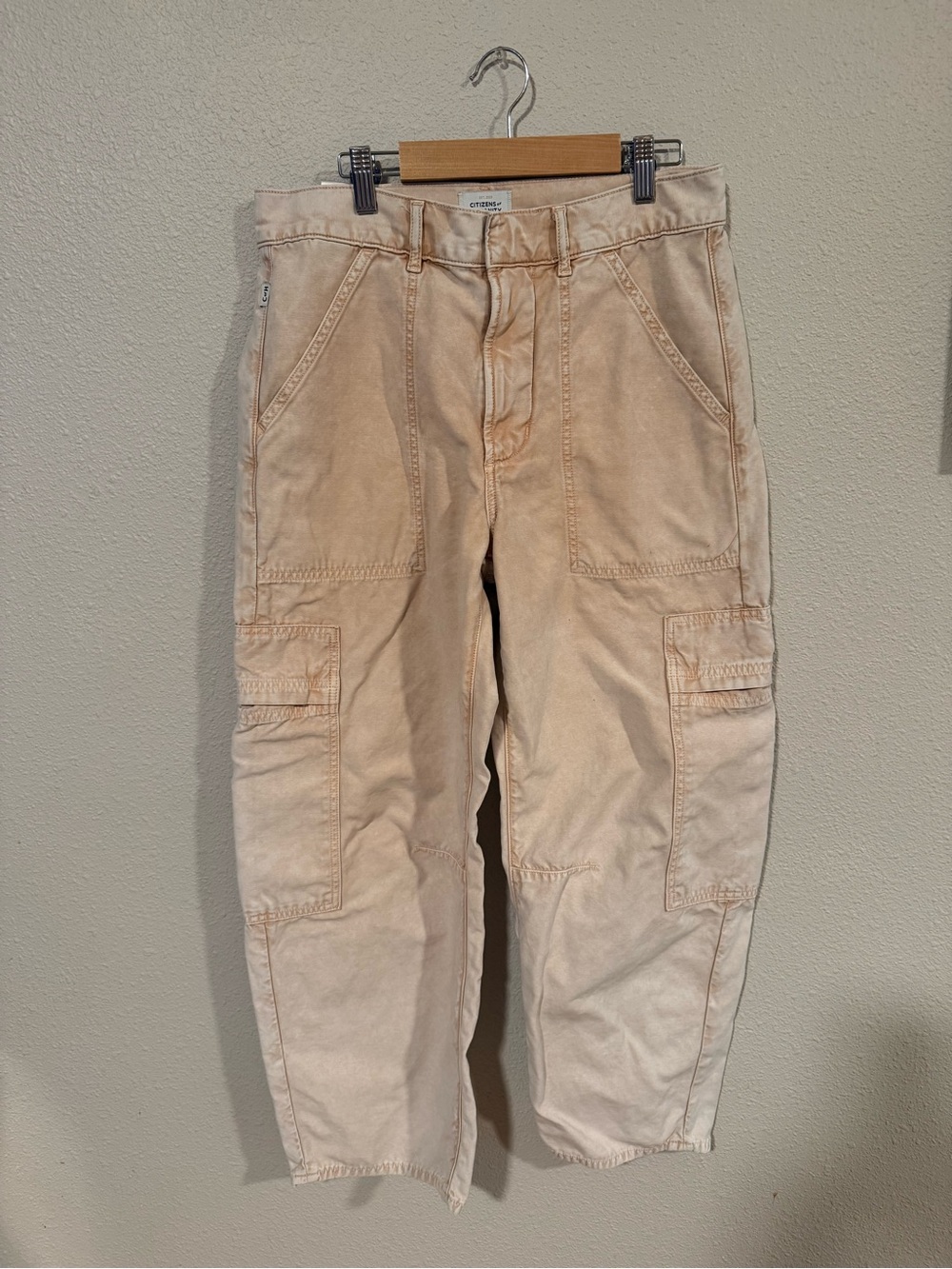 Citizens Of Humanity Beige Cargo Pants